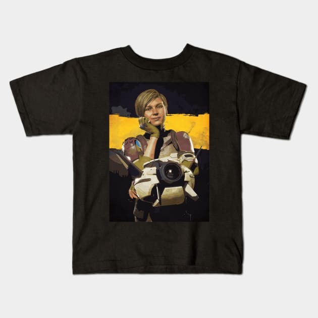 Cassie Cage Kids T-Shirt by Durro